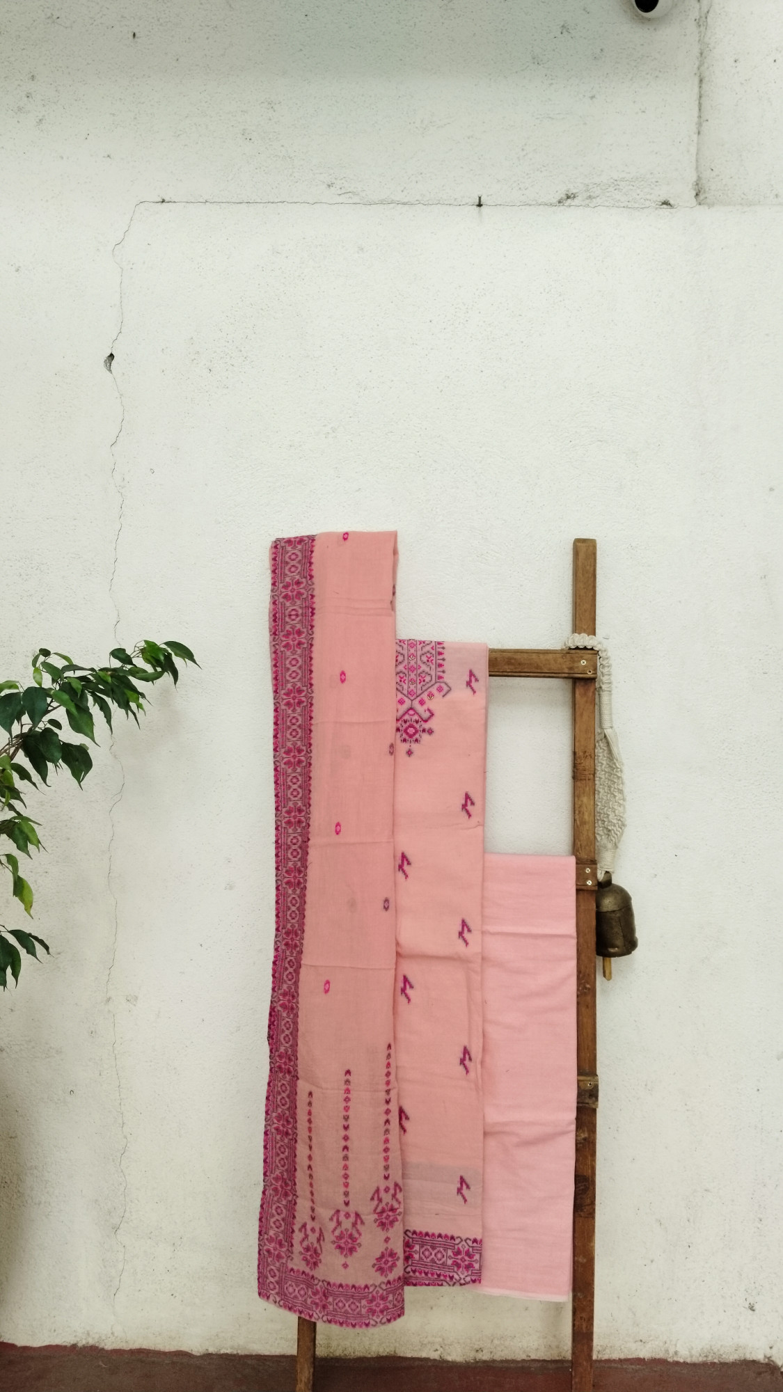 Cotton Jamdhani Dress Material