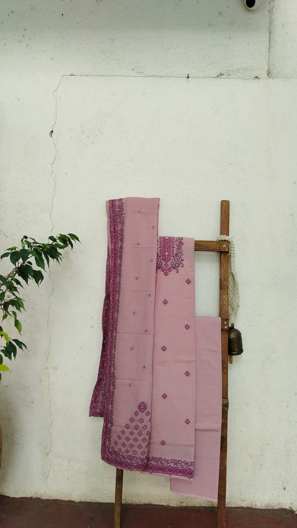 Cotton Jamdhani Dress Material