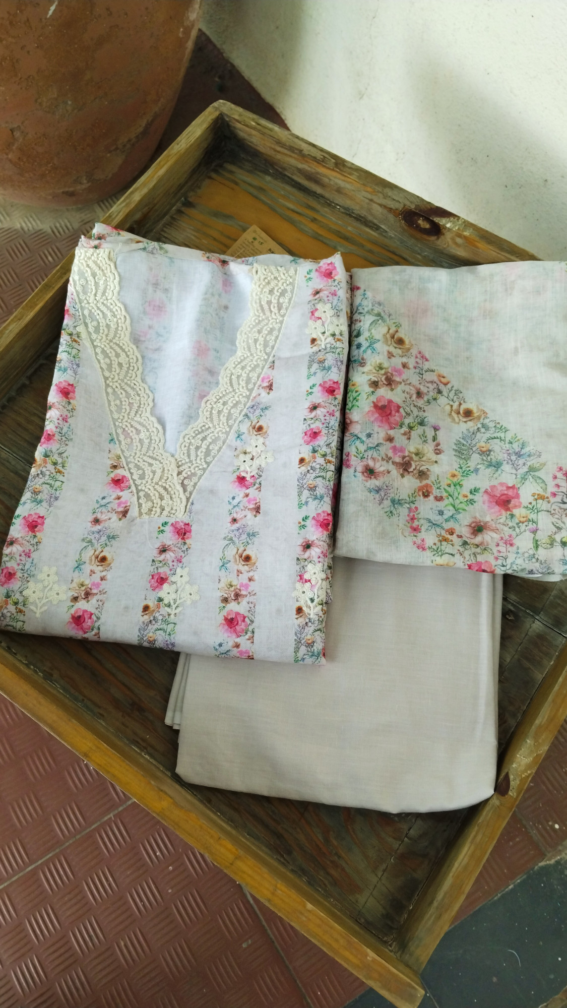 Cotton Printed Dress Material