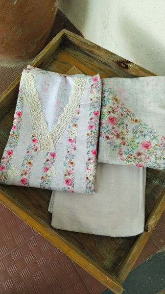 Cotton Printed Dress Material