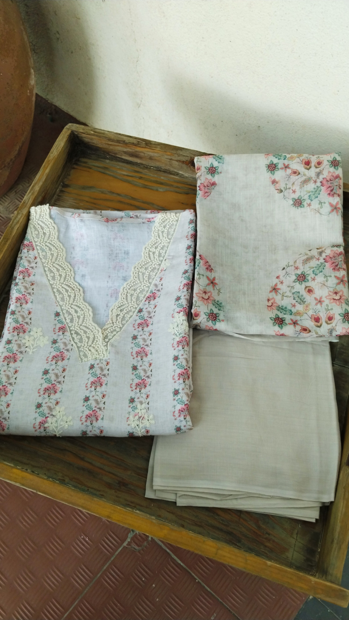 Cotton Printed Dress Material