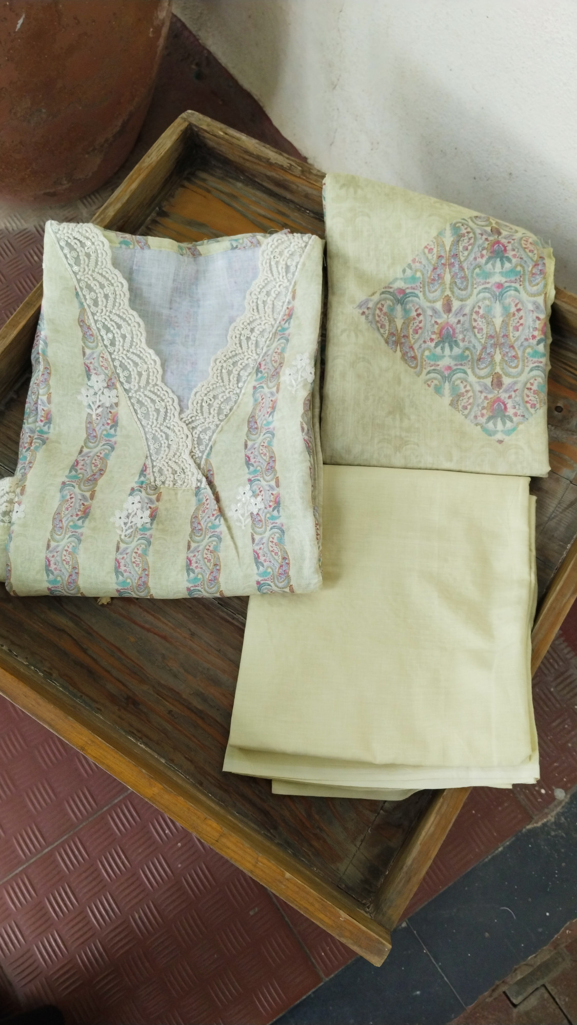 Cotton Printed Dress Material