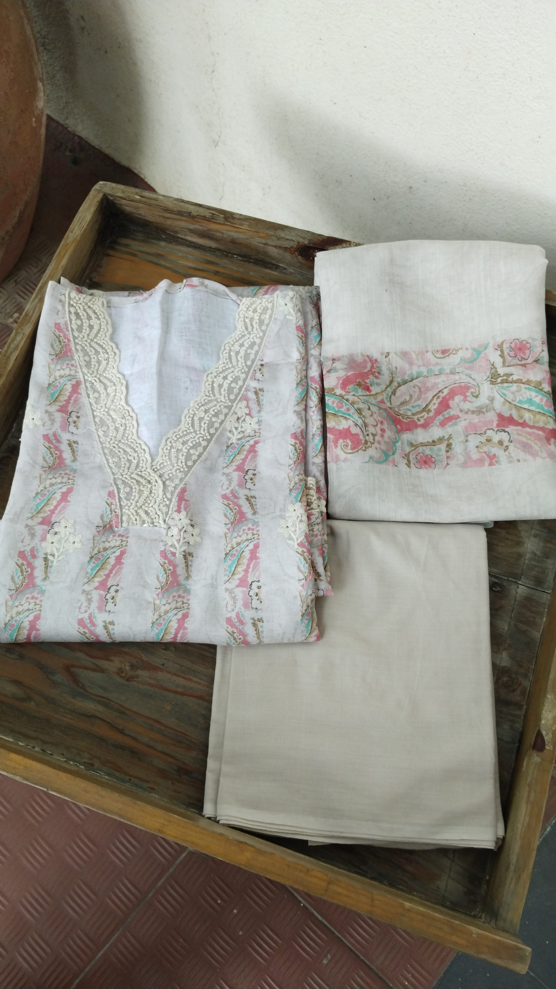 Cotton Printed Dress Material