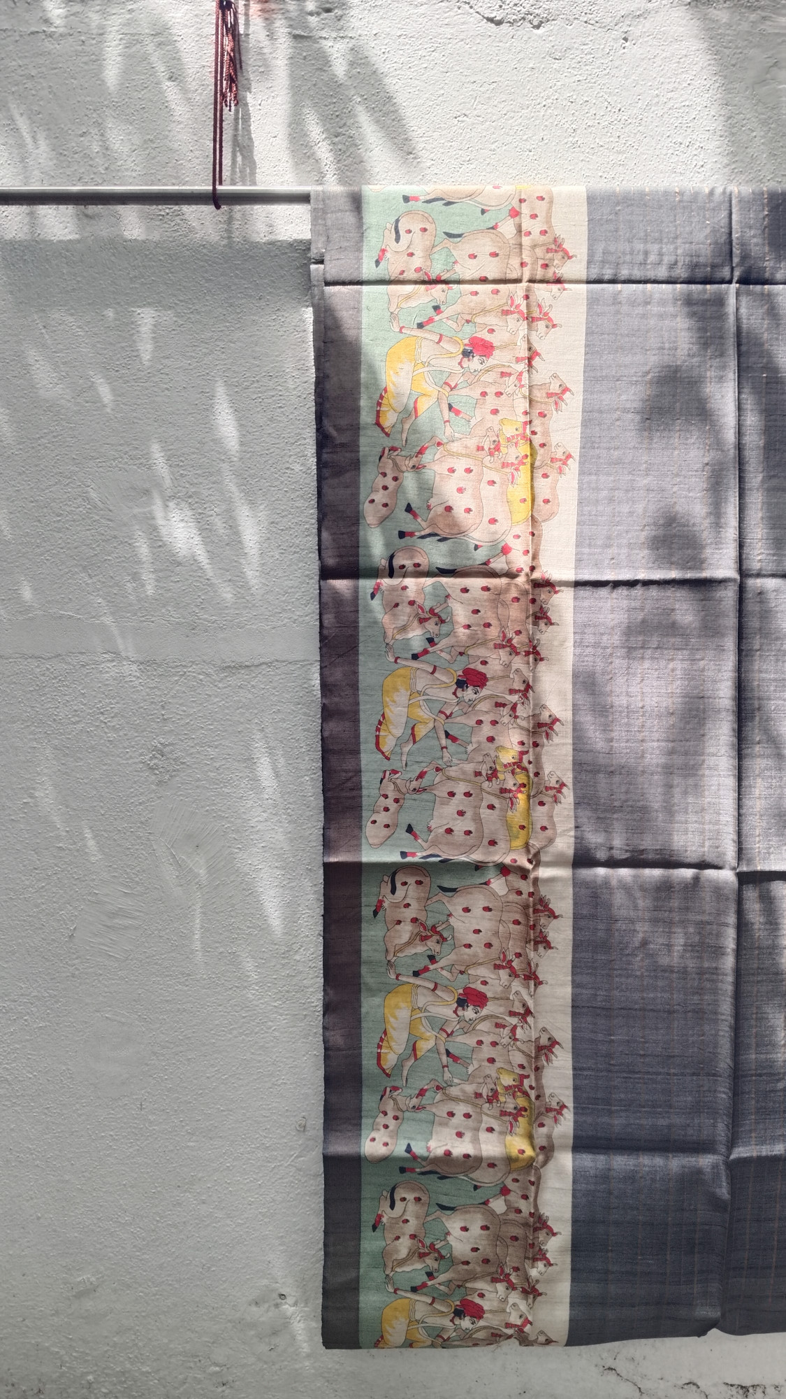 Handwoven Raw Silk Printed Sarees