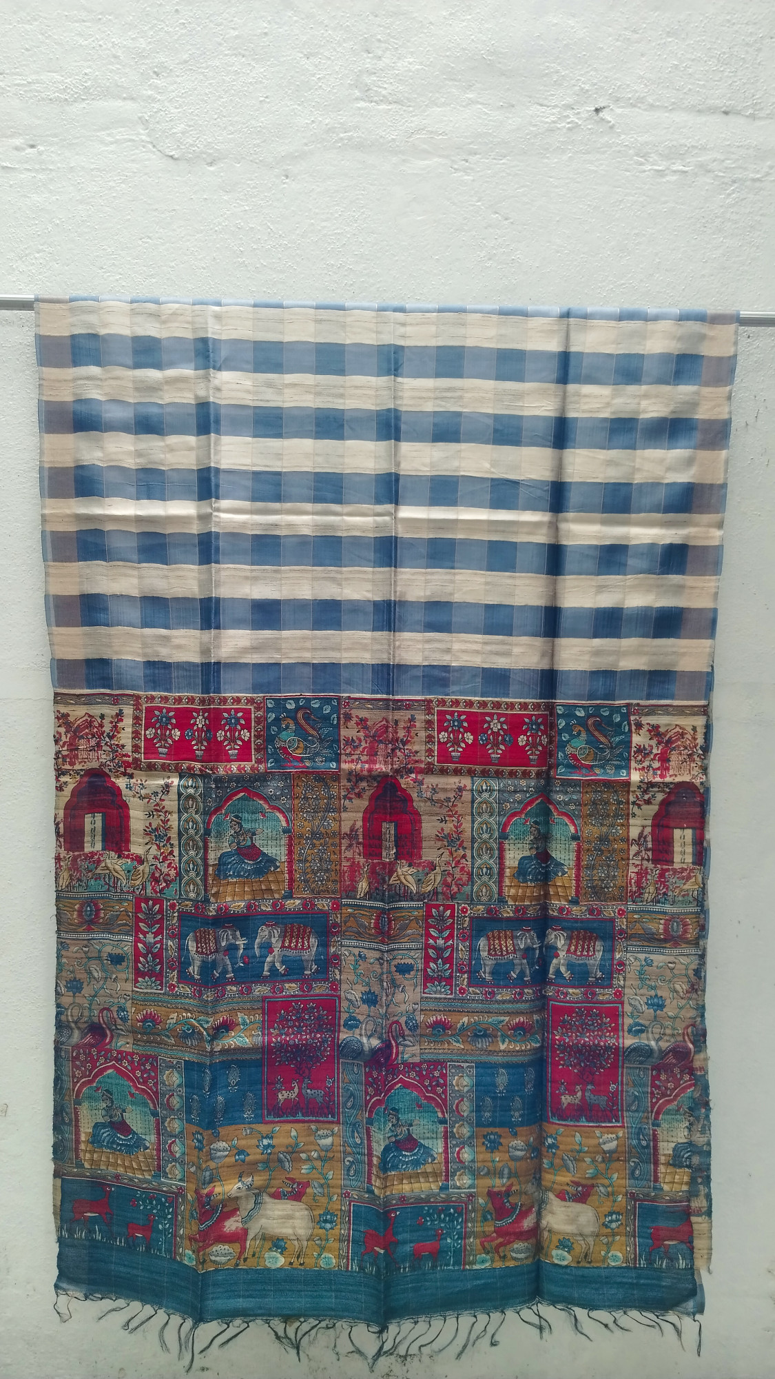 Handwoven Raw Silk Printed Sarees