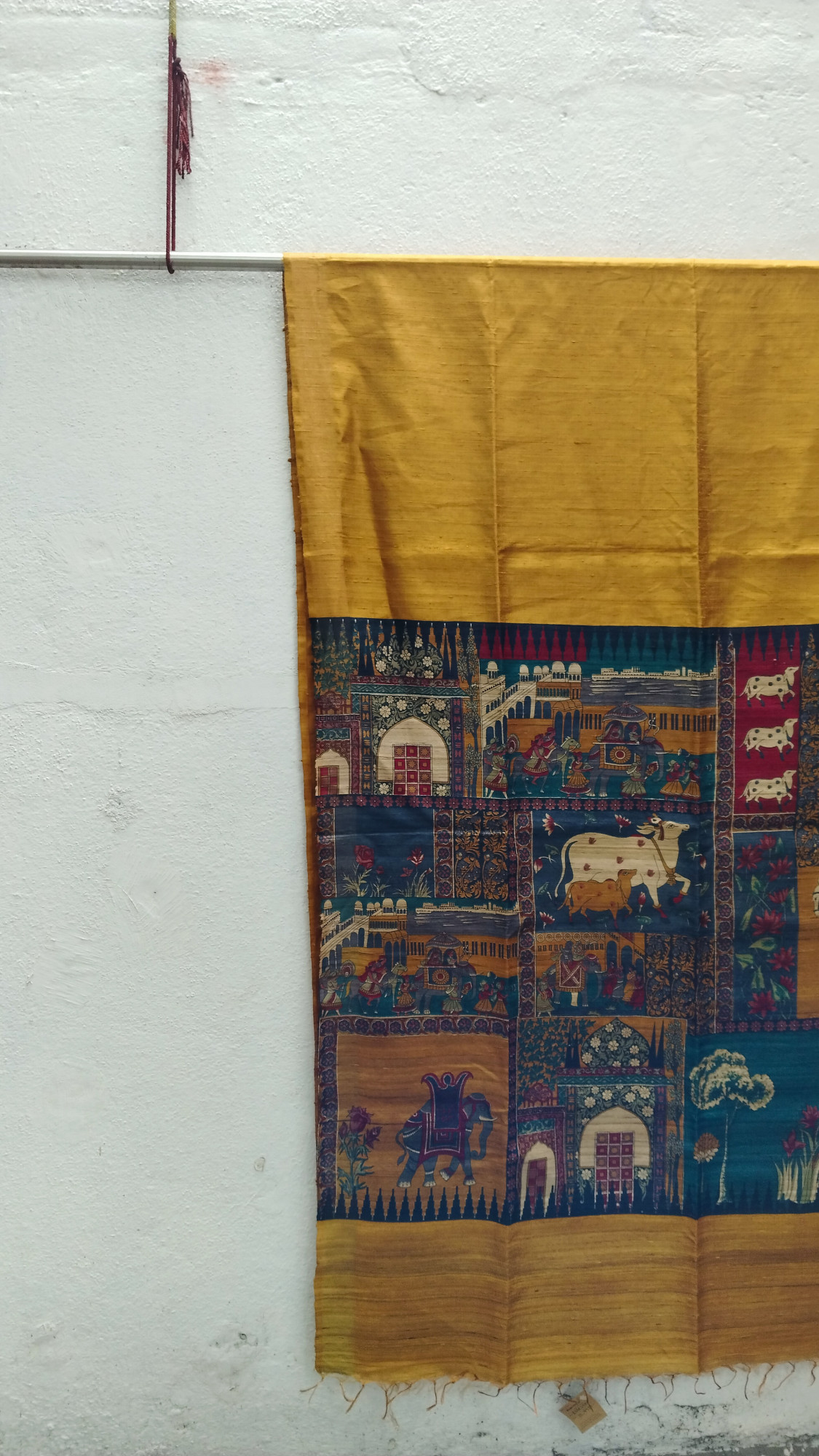 Handwoven Raw Silk Printed Sarees