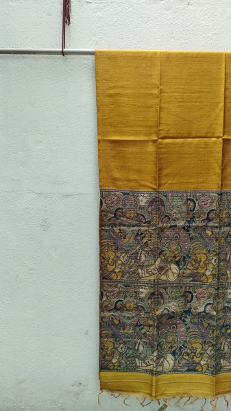 Handwoven Raw Silk Printed Sarees