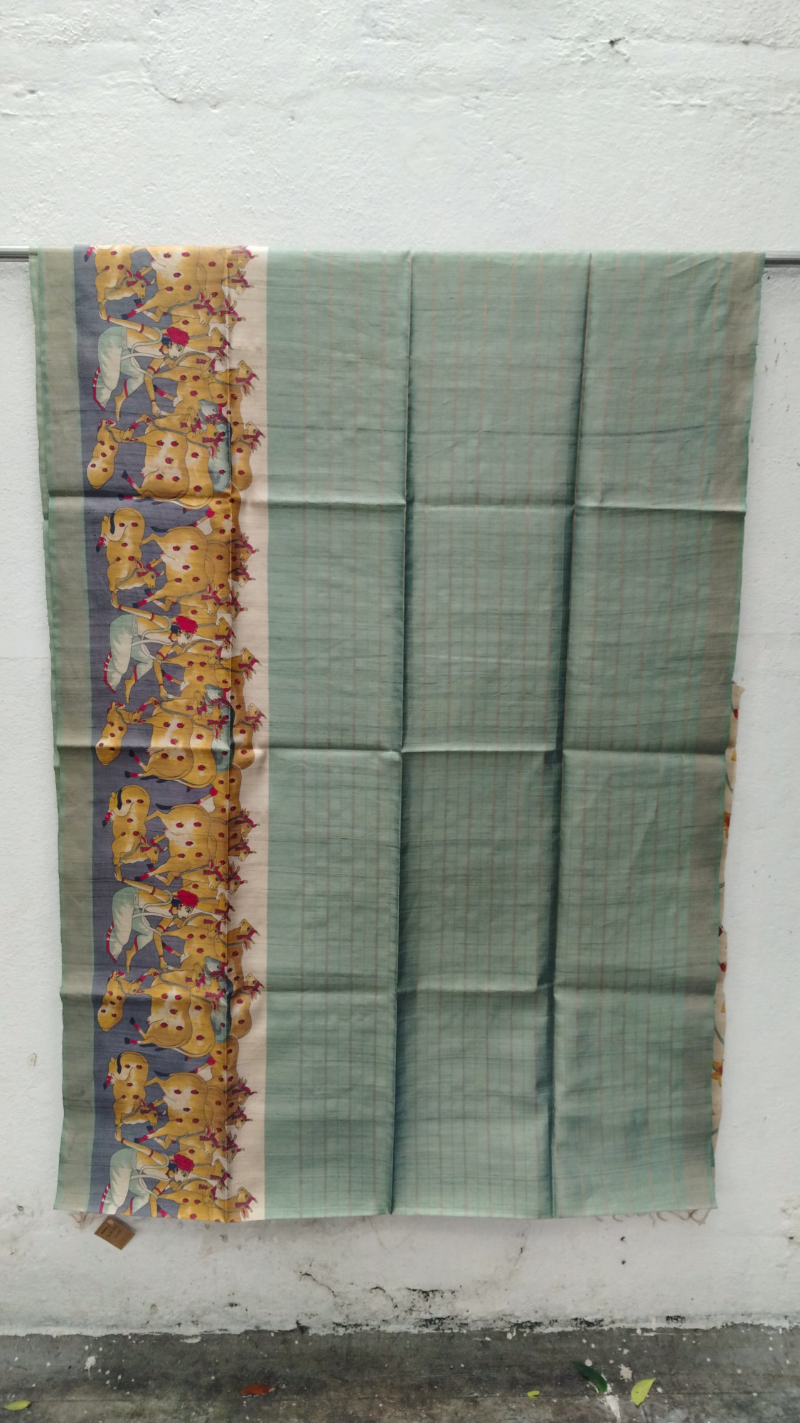 Handwoven Raw Silk Printed Sarees