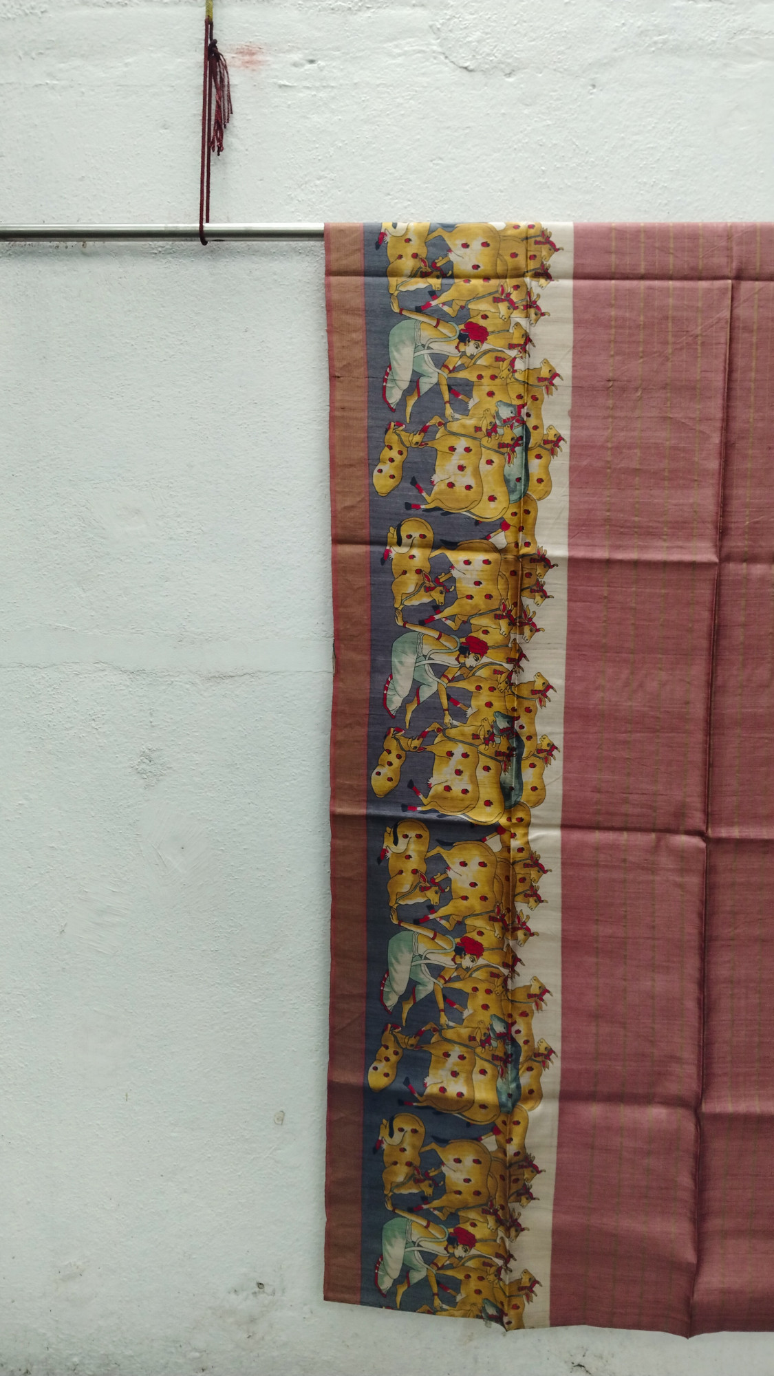 Handwoven Raw Silk Printed Sarees