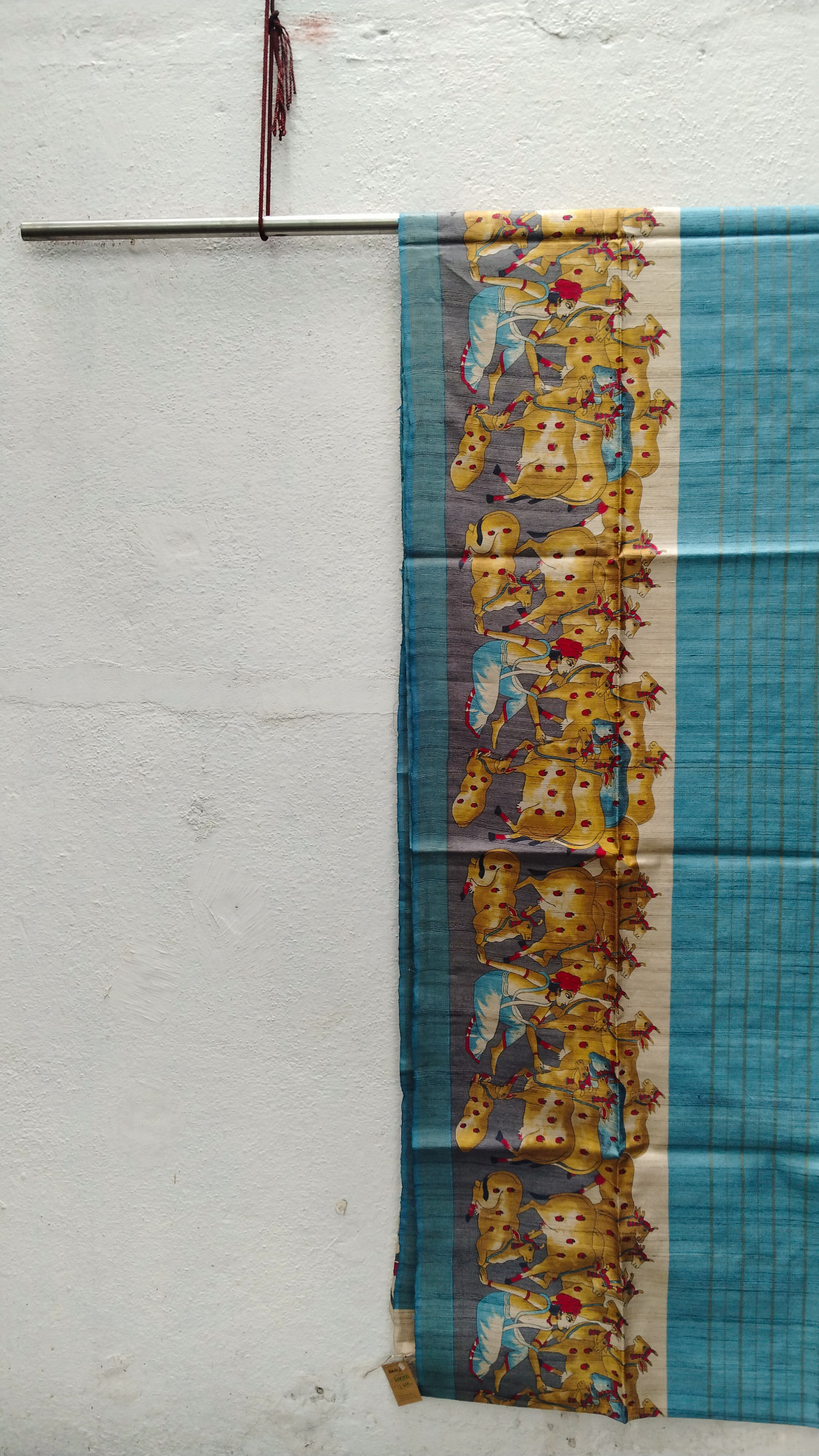 Handwoven Raw Silk Printed Sarees