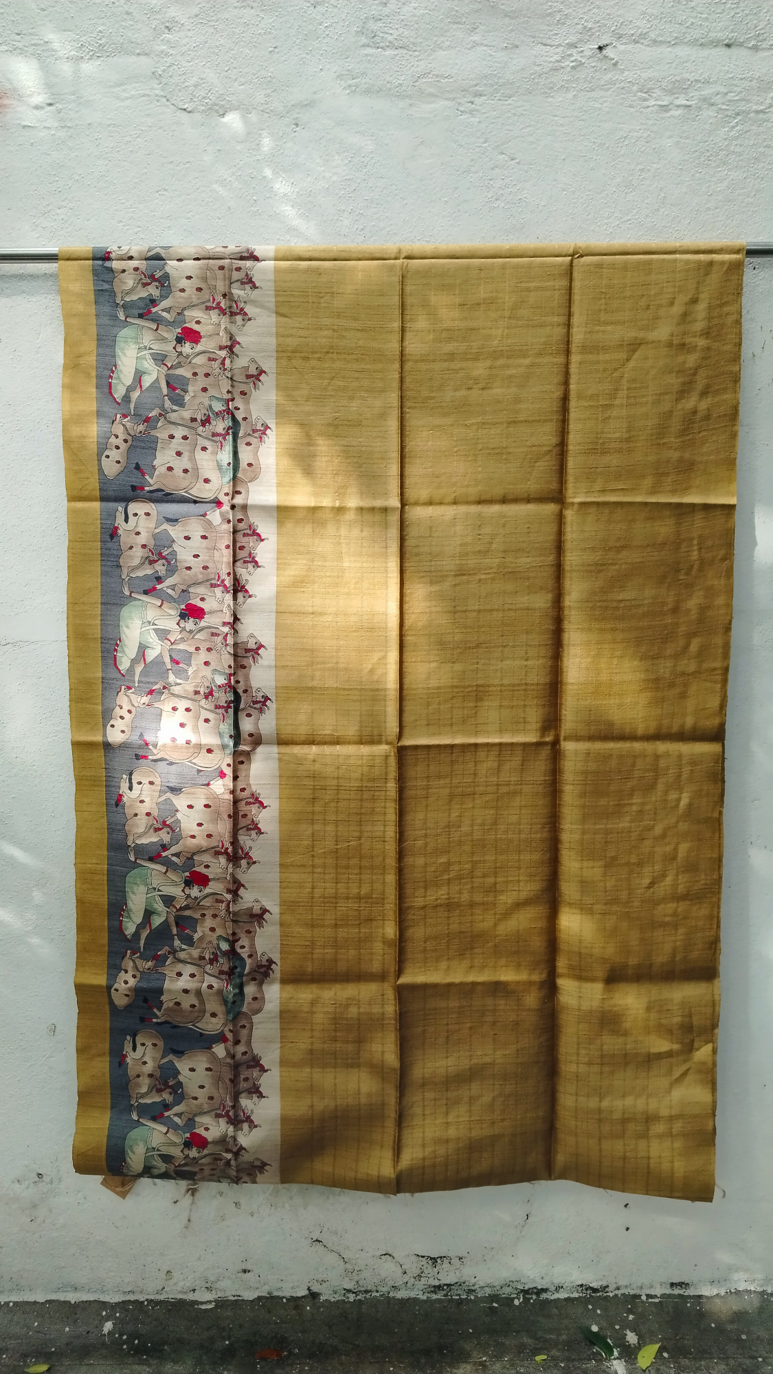 Handwoven Raw Silk Printed Sarees