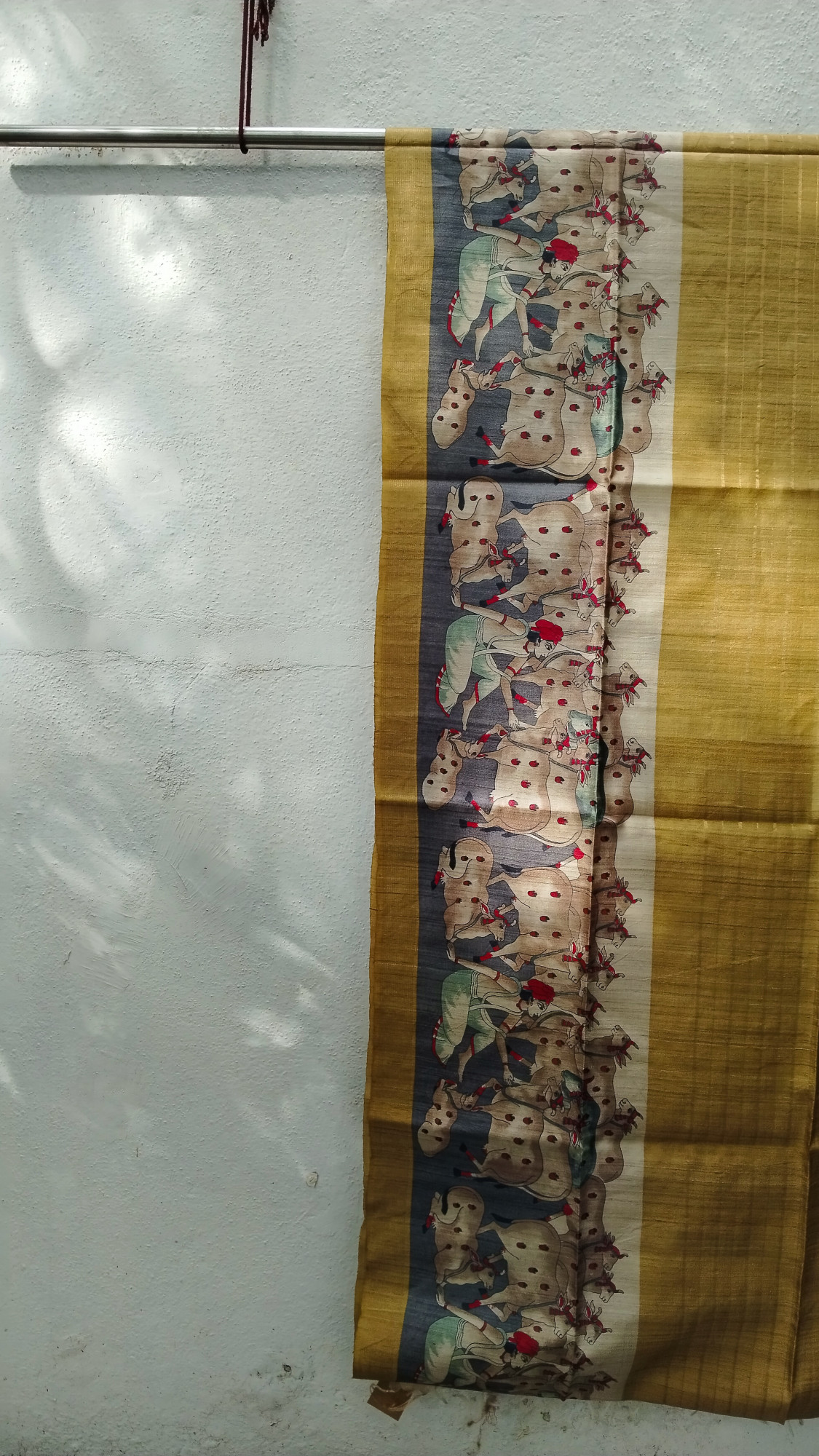 Handwoven Raw Silk Printed Sarees