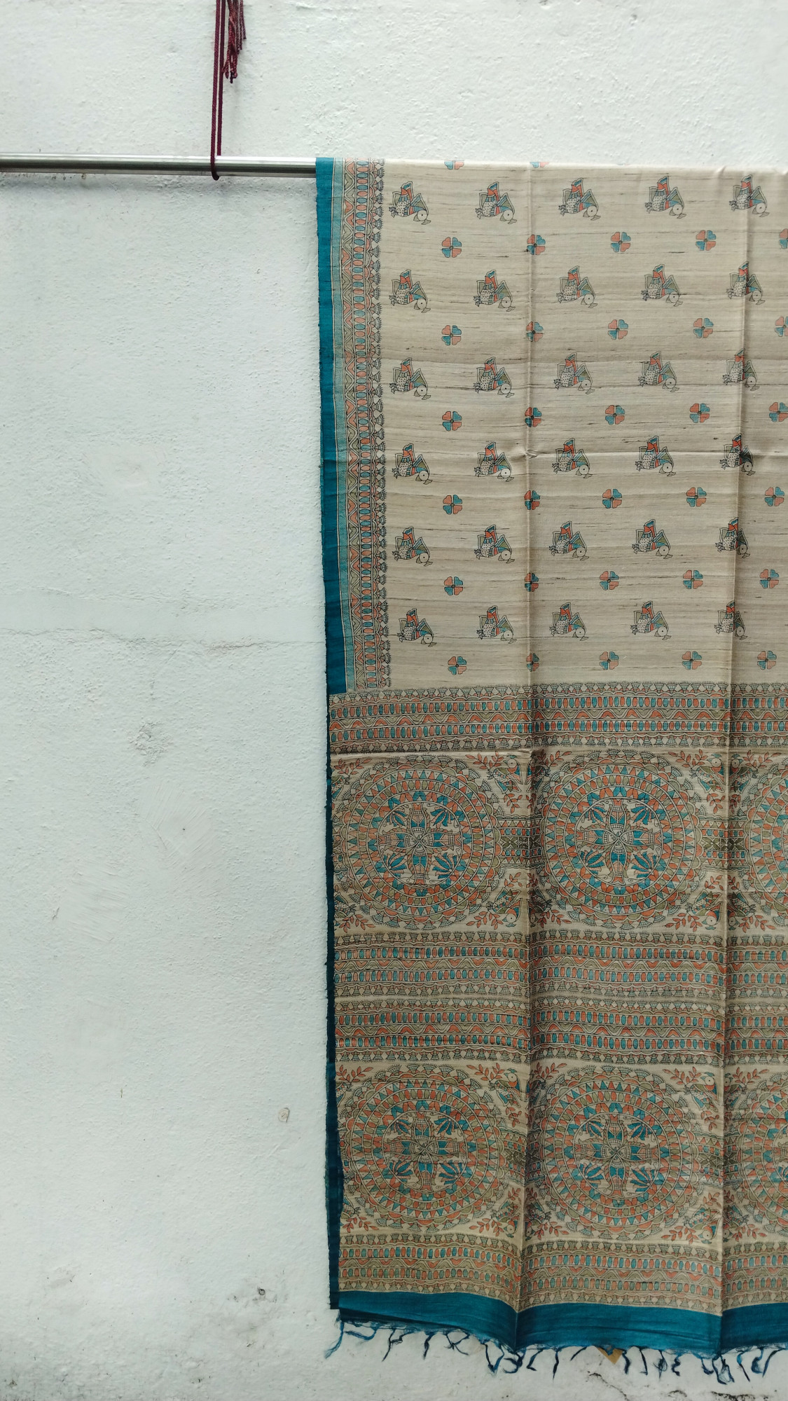 Handwoven Raw Silk Printed Sarees