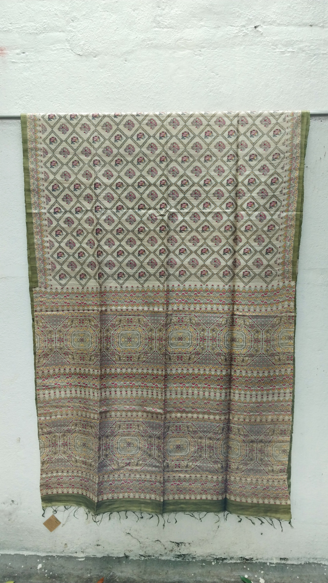 Handwoven Raw Silk Printed Sarees