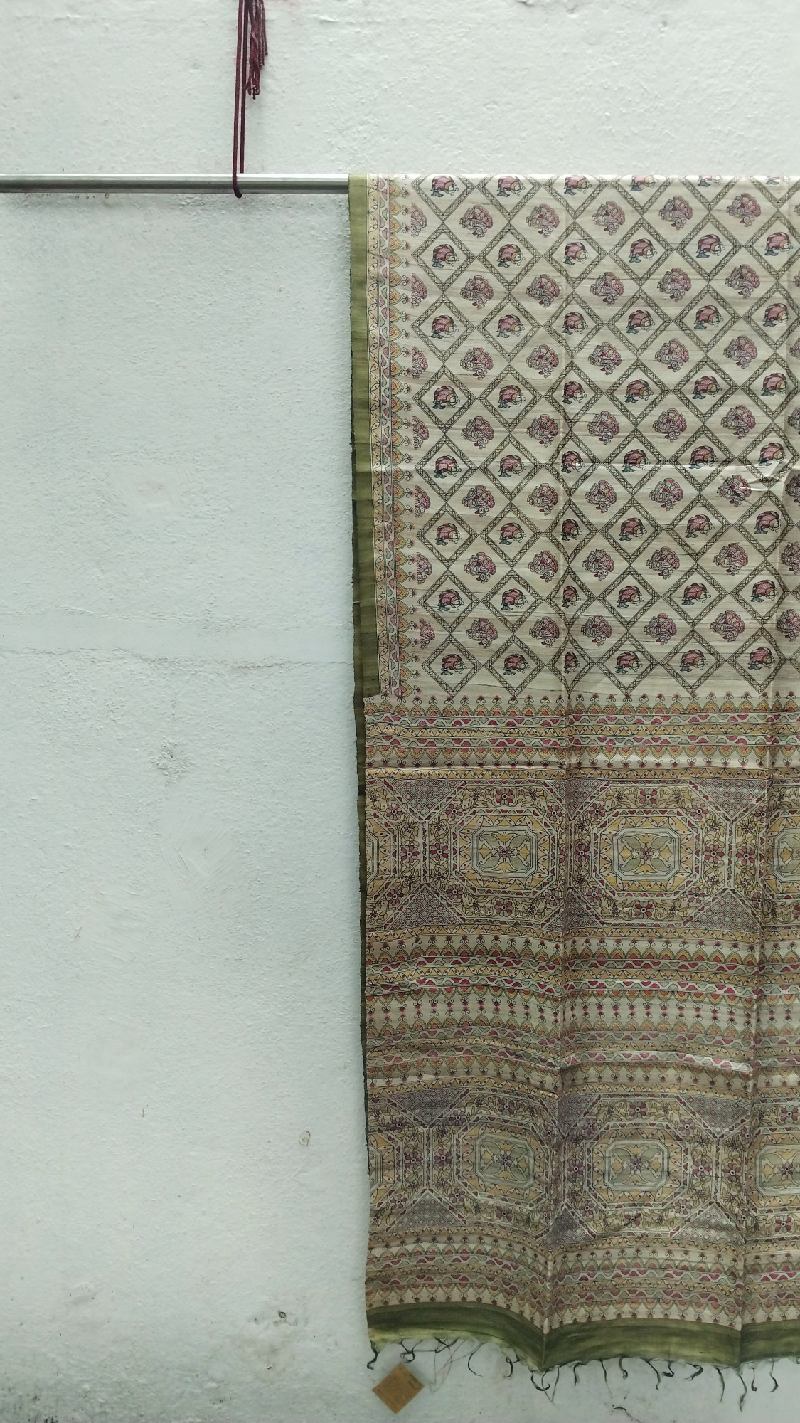 Handwoven Raw Silk Printed Sarees