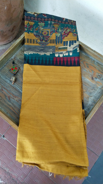 Handwoven Raw Silk Printed Sarees