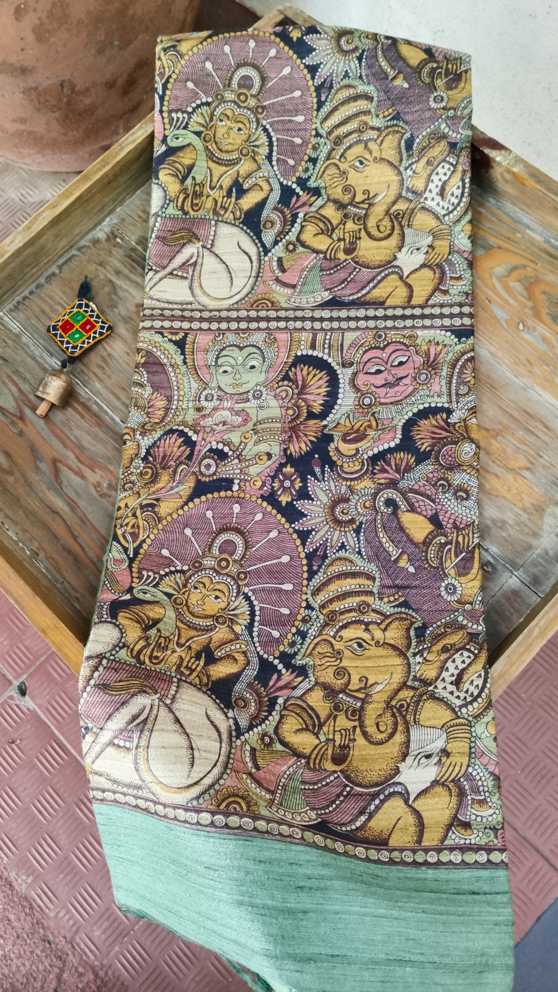 Handwoven Raw Silk Printed Sarees