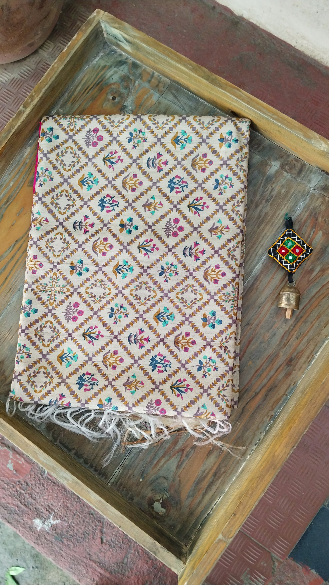 Handwoven Raw Silk Printed Sarees