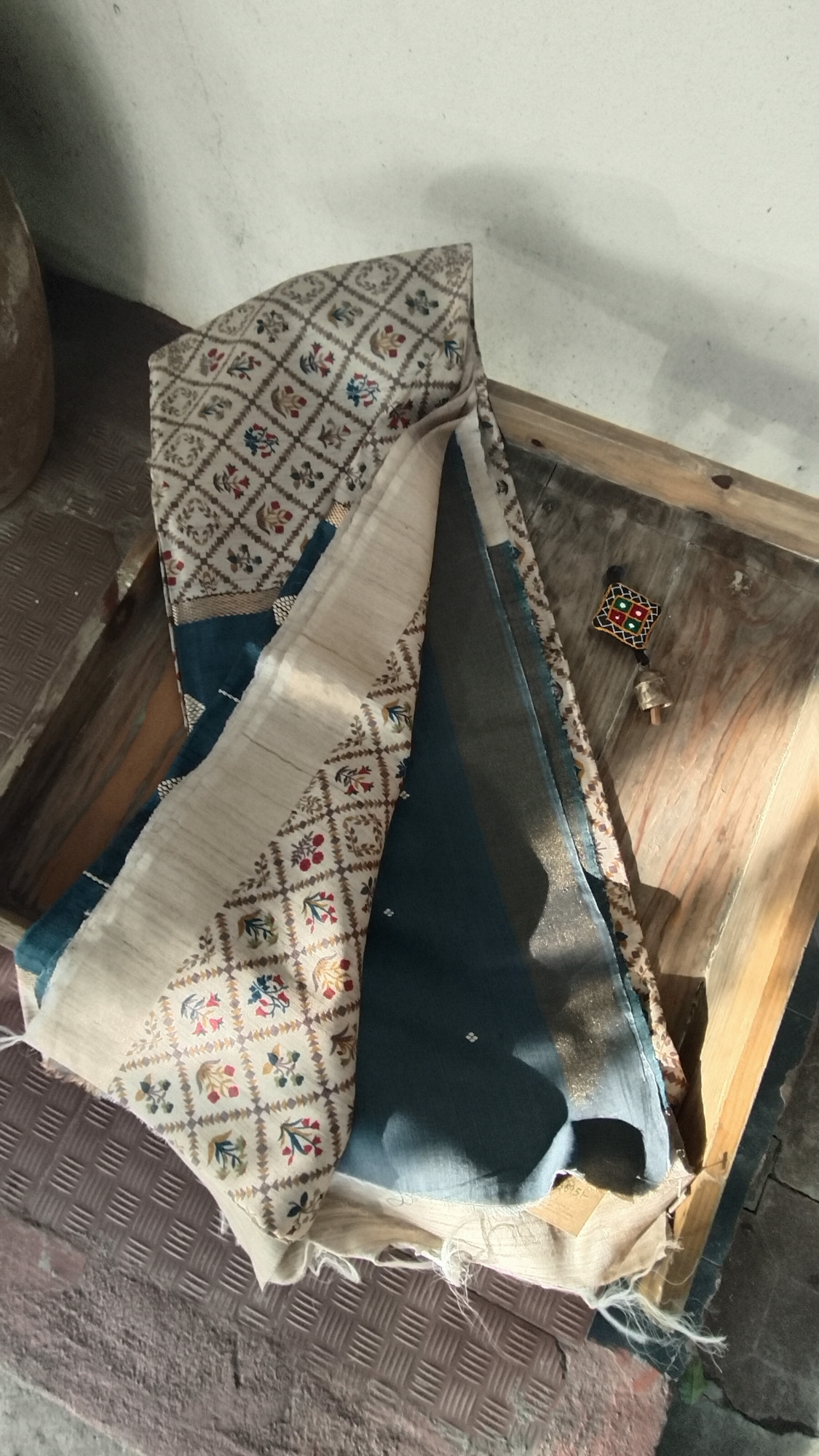 Handwoven Raw Silk Printed Sarees