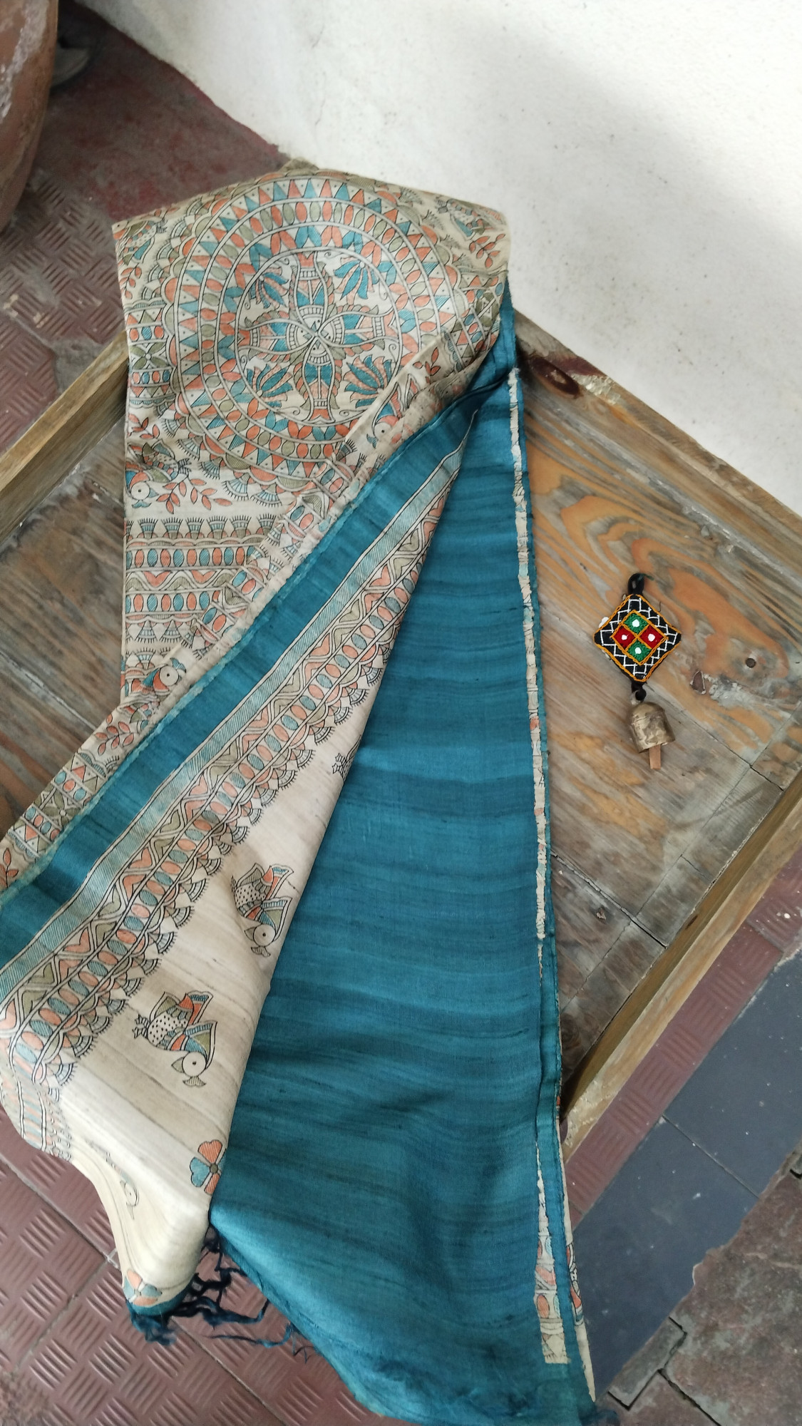 Handwoven Raw Silk Printed Sarees