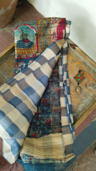 Handwoven Raw Silk Printed Sarees