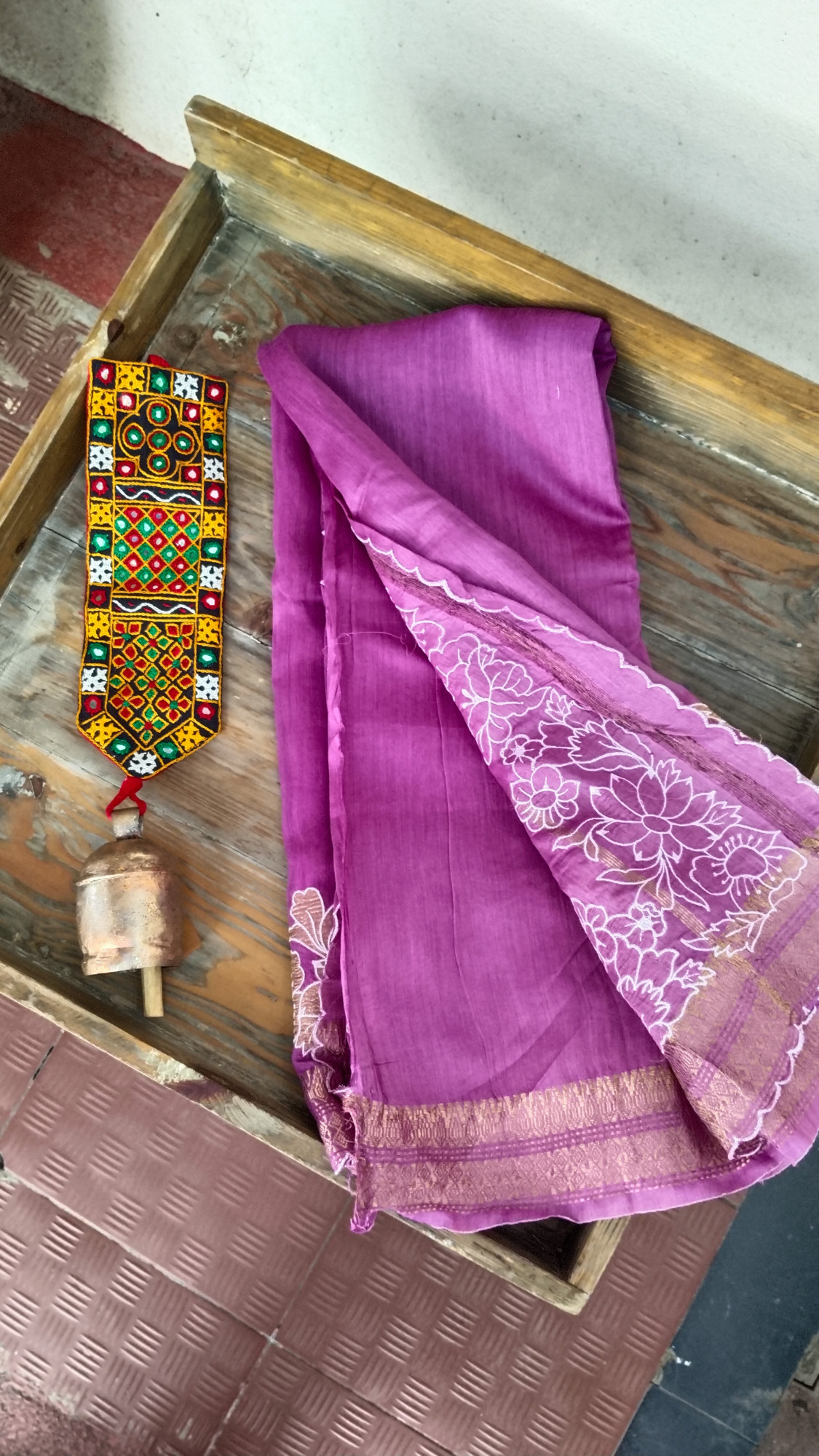 Munga Silk with Cutwork
