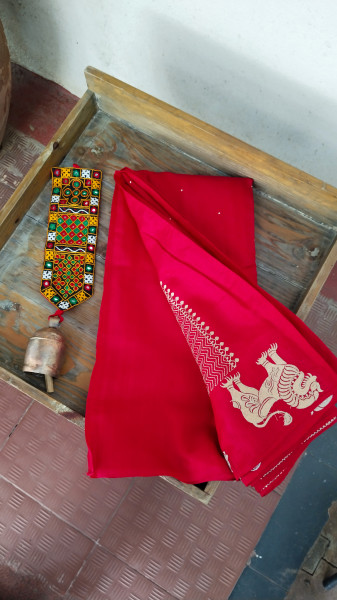 Matka Cotton and Silk Sarees with Embroidery