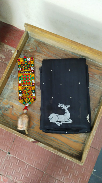 Matka Cotton and Silk Sarees with Embroidery
