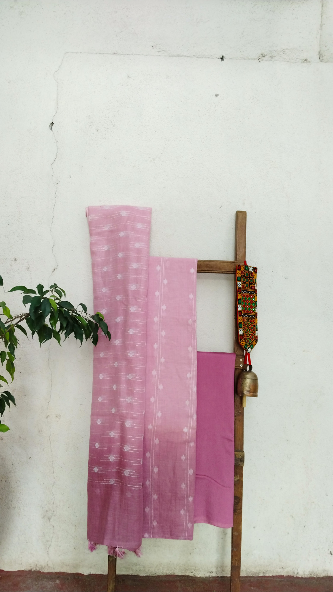 Linen Woven Dress Material