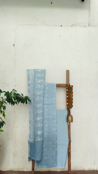 Linen Woven Dress Material