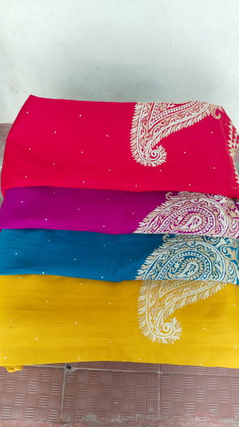 Matka Cotton and Silk Sarees with Embroidery