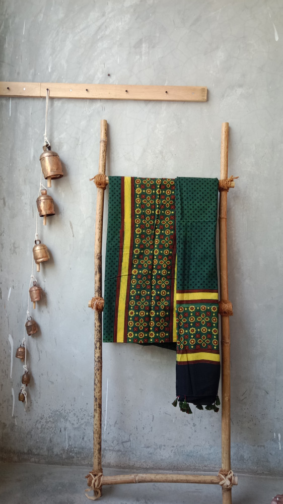 Image of Ajrakh Handblock Suit Set