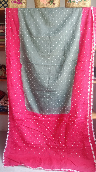 Cotton Bandini Saree