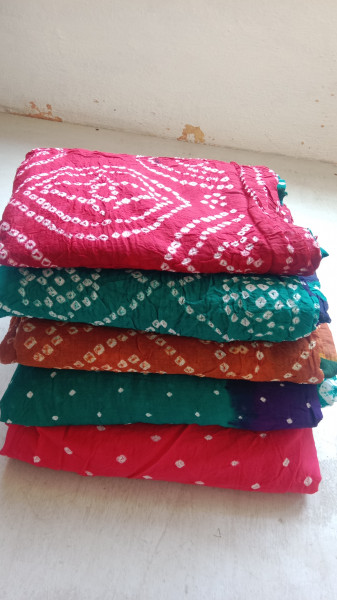 Cotton Bandini Saree