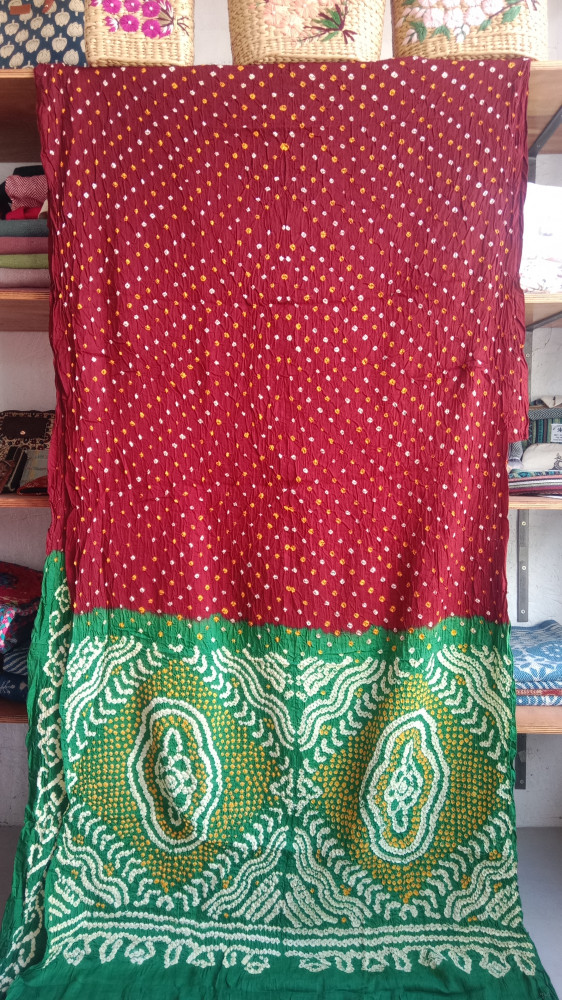 Image of Cotton Bandini Saree