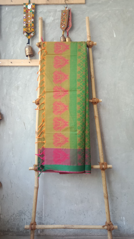 Image of South Cotton Woven Sarees