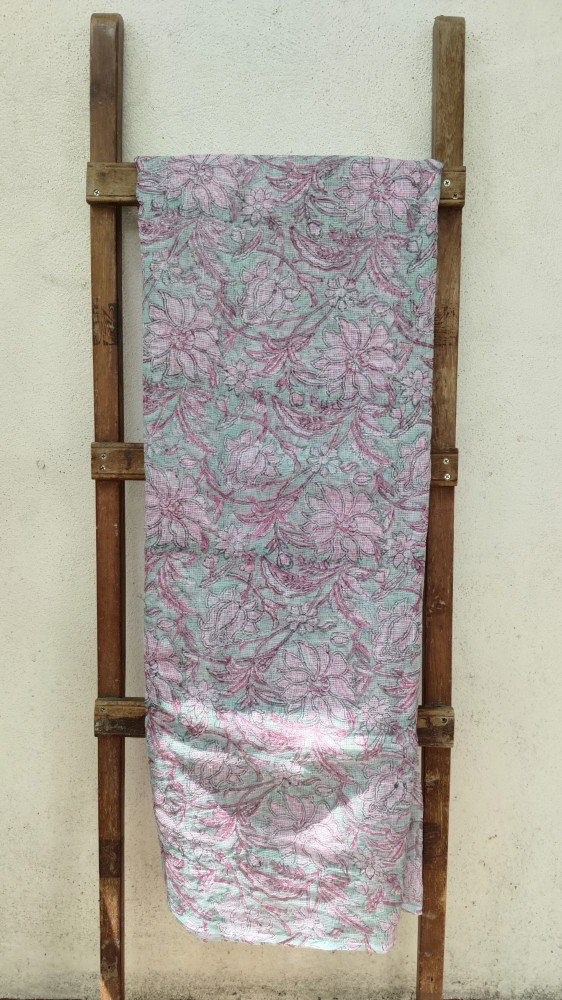 Image of Kota Doria HandBlock Print Fabric