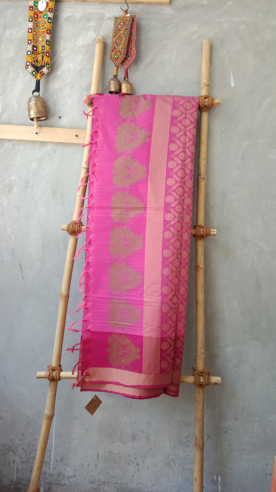 Image of South Cotton Woven Sarees
