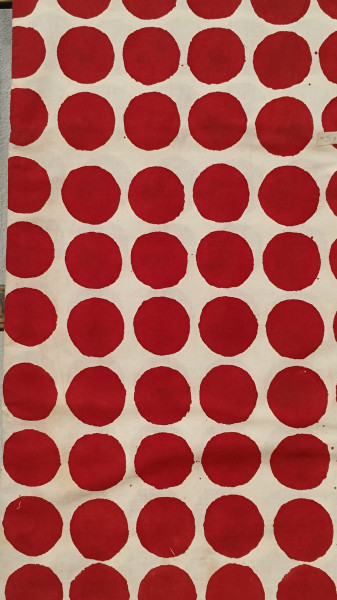 Polka Dot Handblock Print Fabric