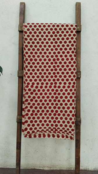 Polka Dot Handblock Print Fabric
