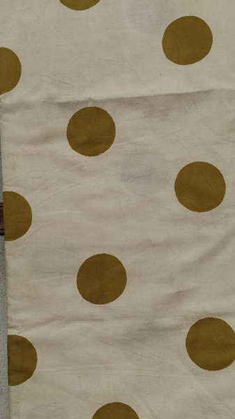 Polka Dot Handblock Print Fabric