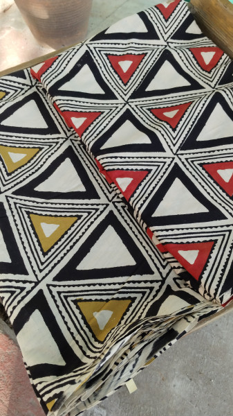 Hand block Print Fabric