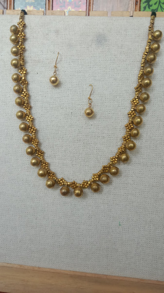 Dokra Necklace and earing