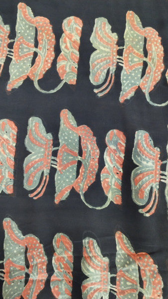 Modal Silk  Handblock Fabric