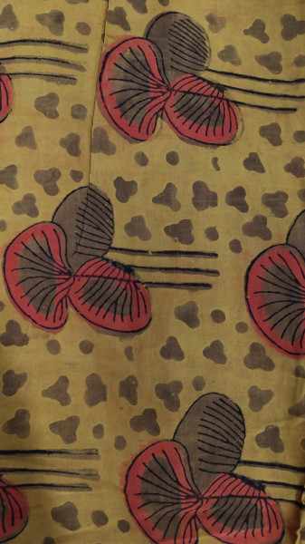Modal Silk  Handblock Fabric