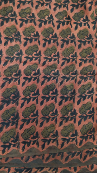 Modal Silk  Handblock Fabric