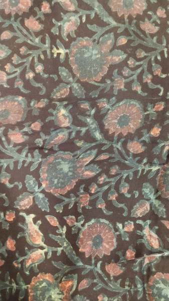 Modal Silk  Handblock Fabric