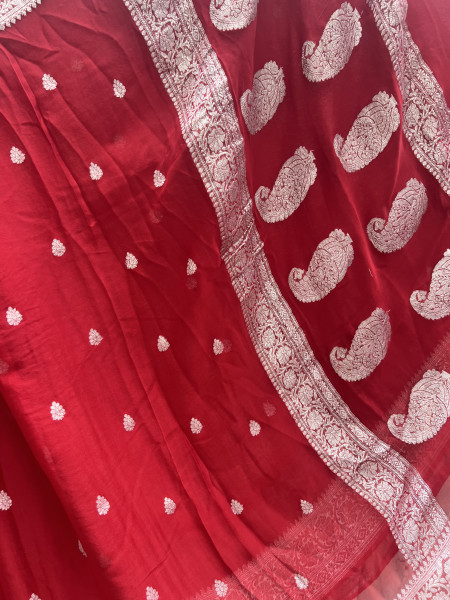 Banarasi Khaddi Georgette Saree