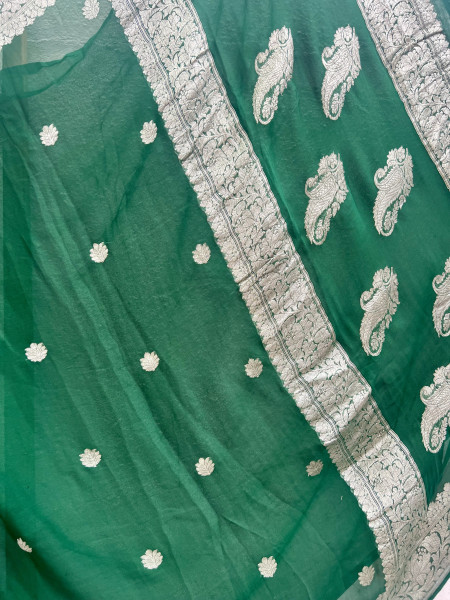 Banarasi Khaddi Georgette Saree
