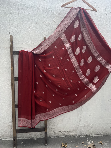 Banarasi Khaddi Georgette Saree